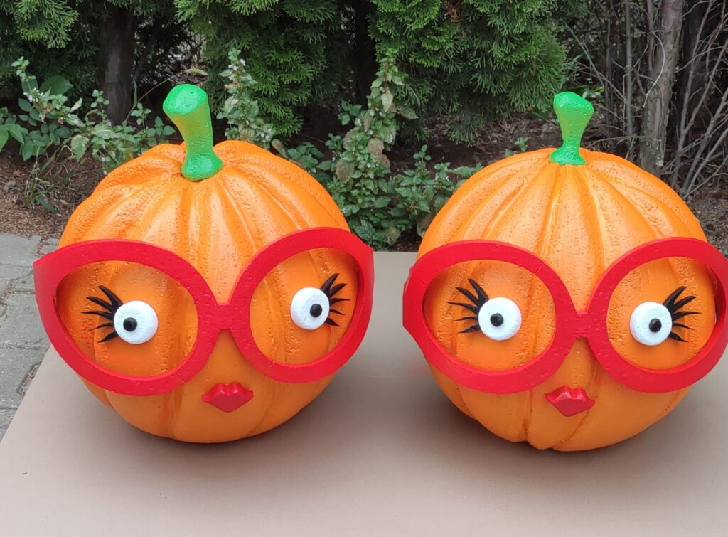 Ozdoby okazjonalne ze styropianu dynie na Halloween
