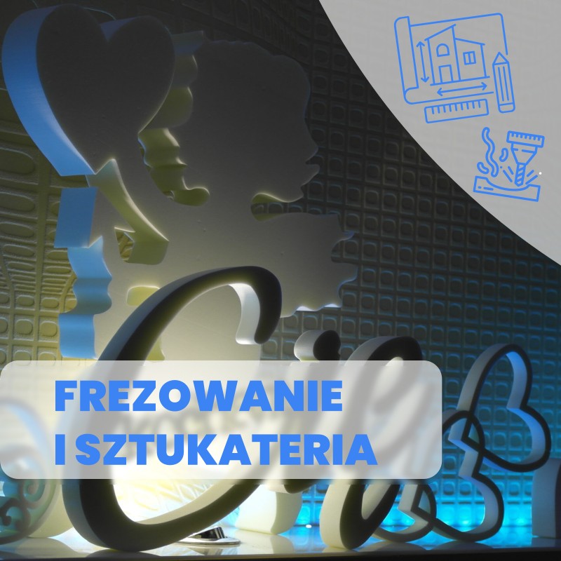 Frezowanie w styropianie